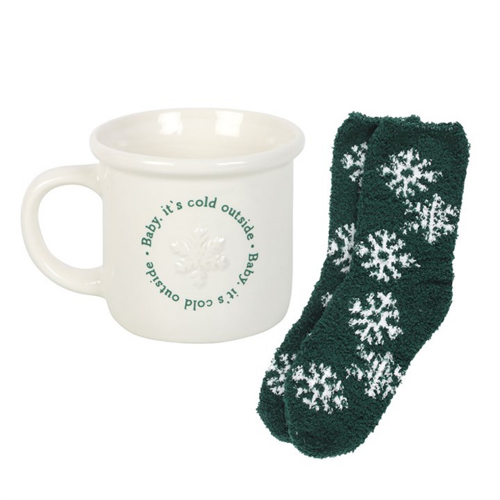 Baby It's Cold Outside Mug and Socks Set 🇬🇧
