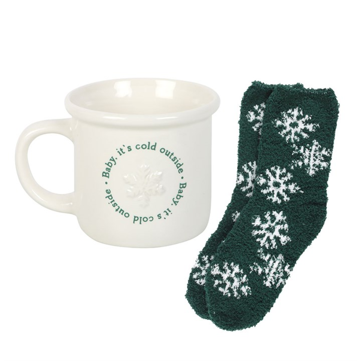 Baby It's Cold Outside Mug and Socks Set 🇬🇧