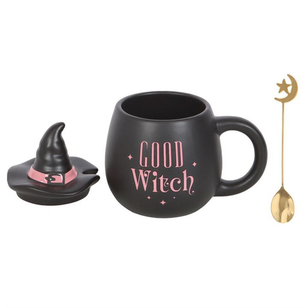 Good Witch Lidded Mug with Spoon 🇬🇧