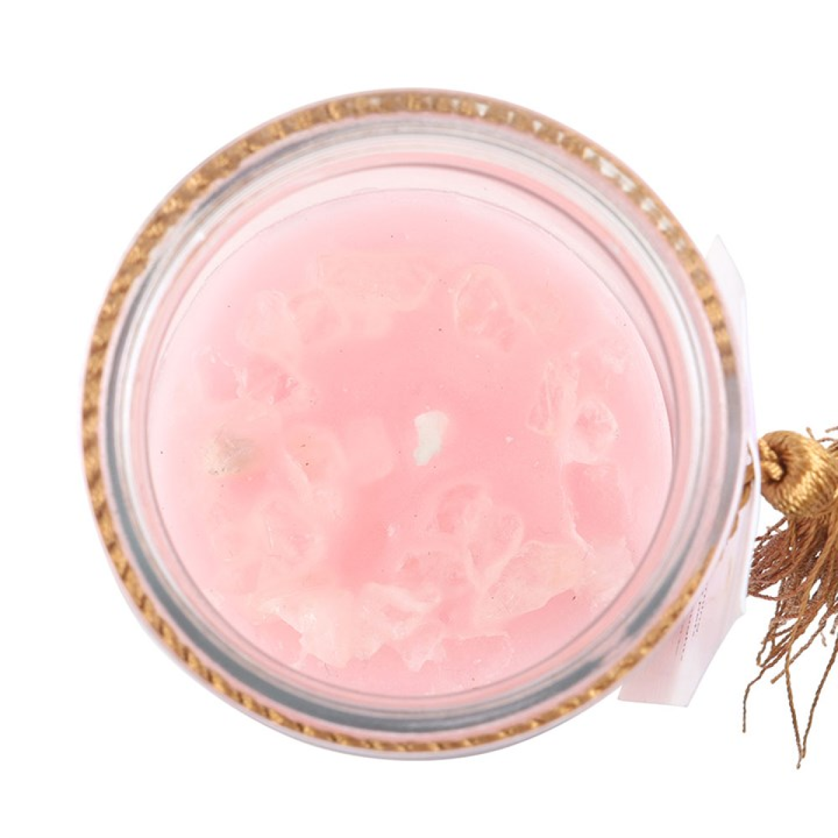 Mystic Rose Tube Candle with Rose Quartz Crystals 🇬🇧