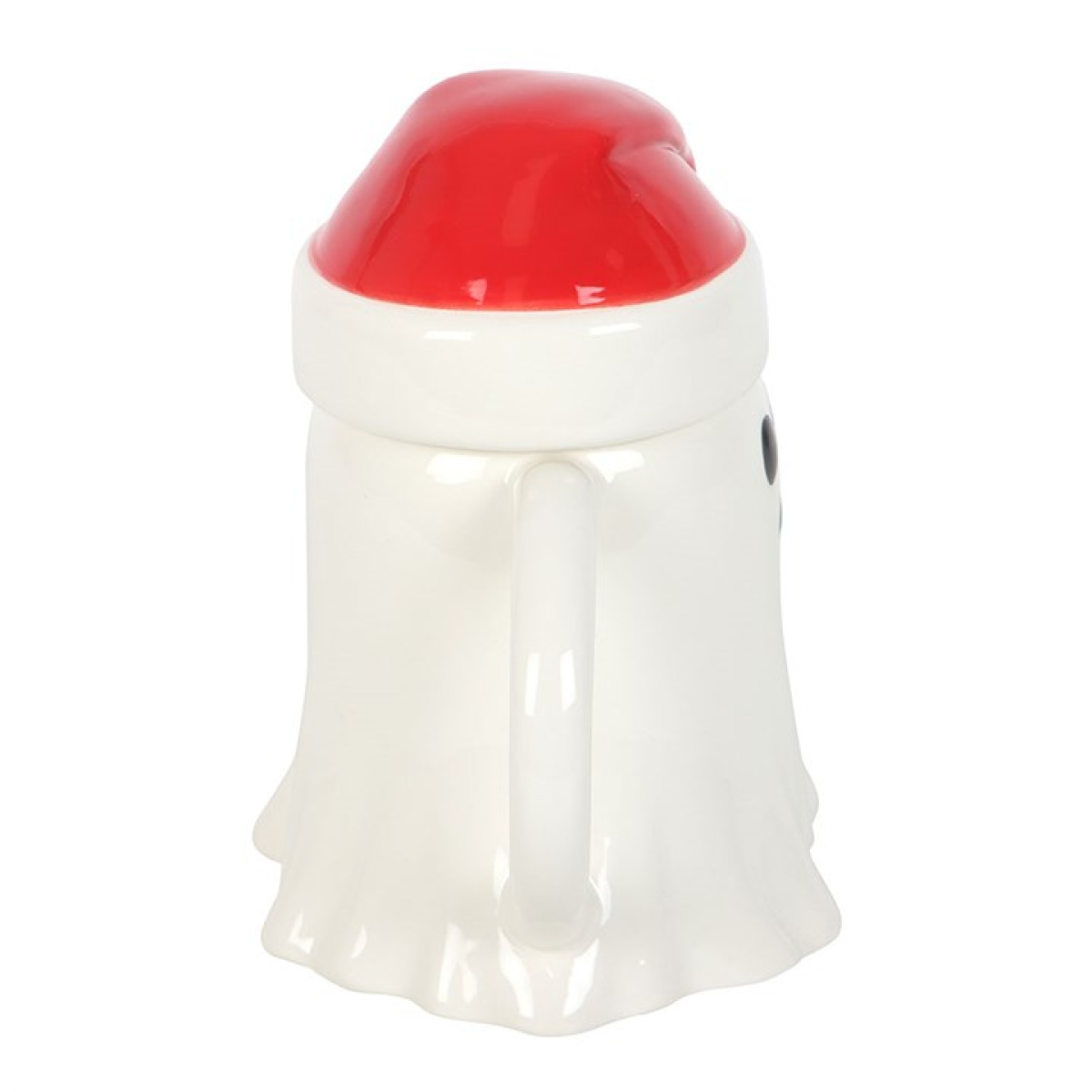 Ghost Shaped Mug with Santa Hat Lid 🇬🇧