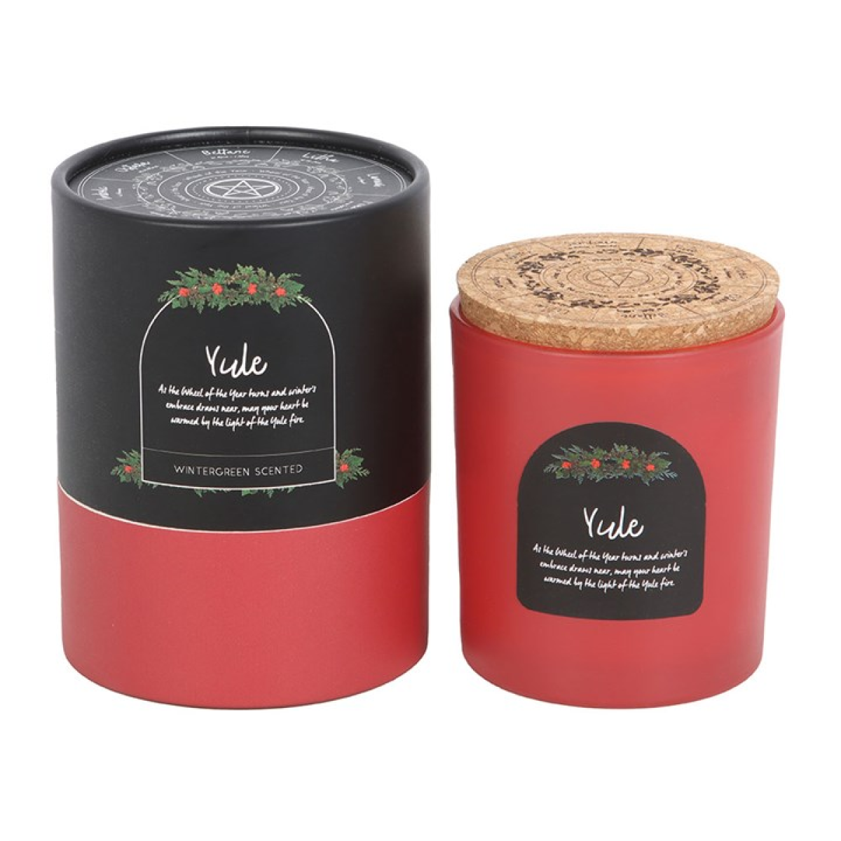 Yule Wintergreen Wheel of the Year Candle 🇬🇧
