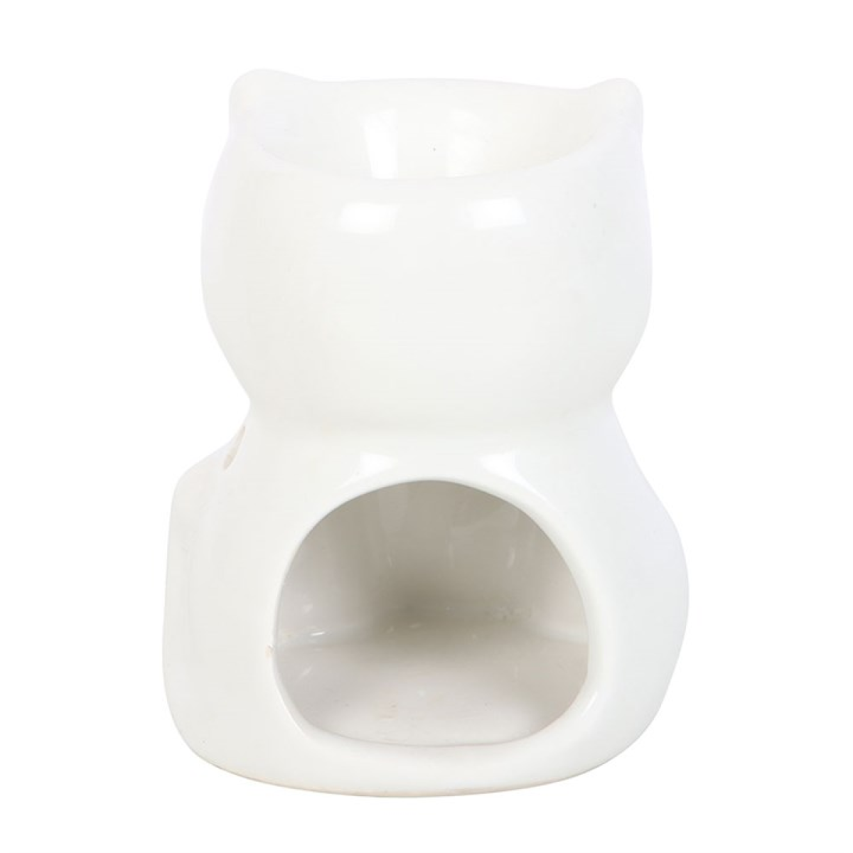 White Happy Cat Oil Burner 🇬🇧