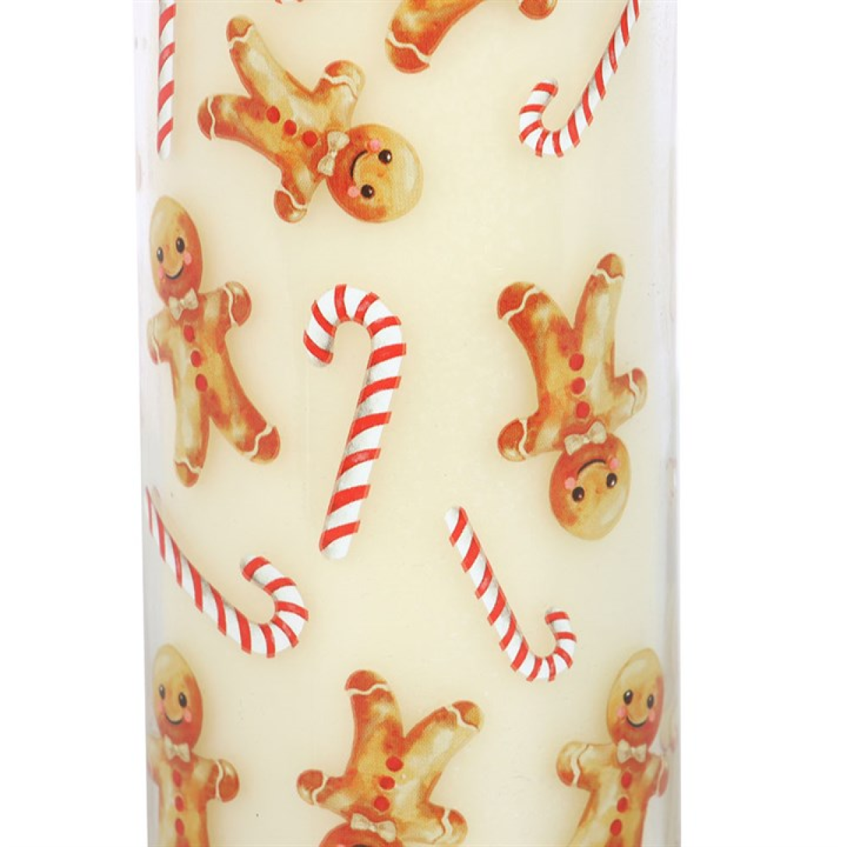 Candy Cane Warm Gingerbread Tube Candle 🇬🇧