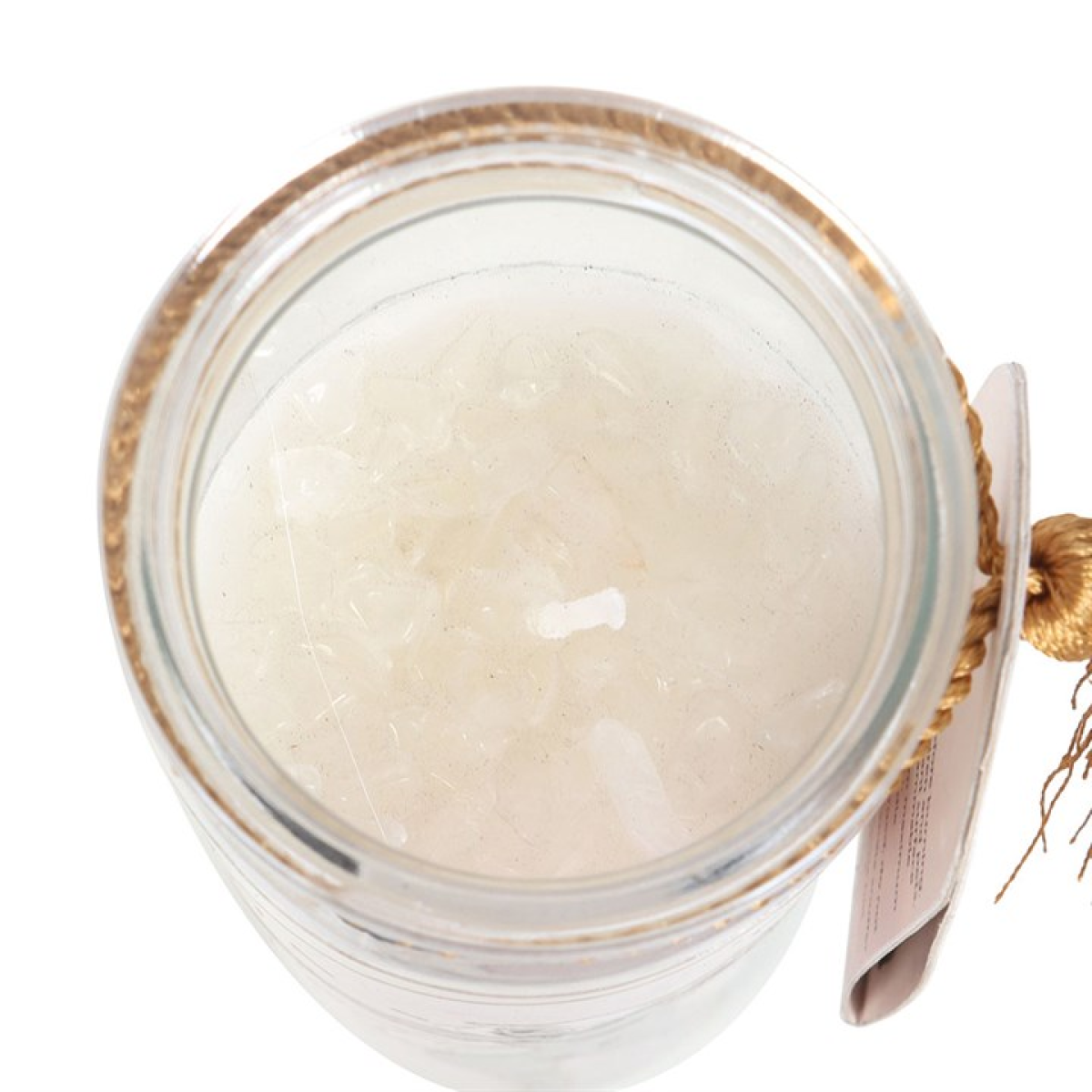 Athena Goddess Tube Candle with Clear Quartz Crystals 🇬🇧