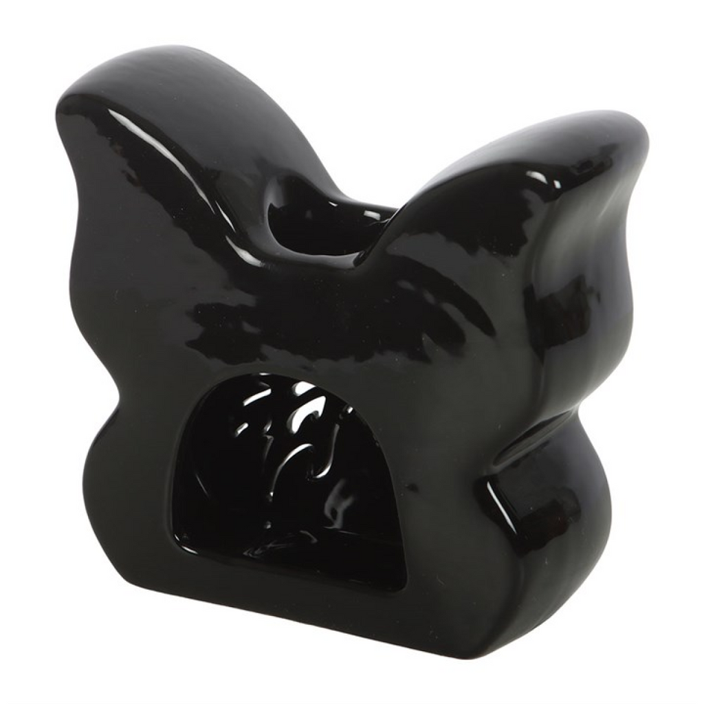 Black Cut-Out Butterfly Oil Burner 🇬🇧