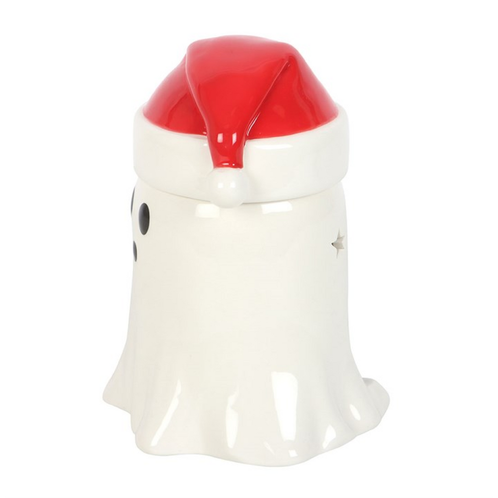 Ghost with Santa Hat Oil Burner and Wax Warmer 🇬🇧