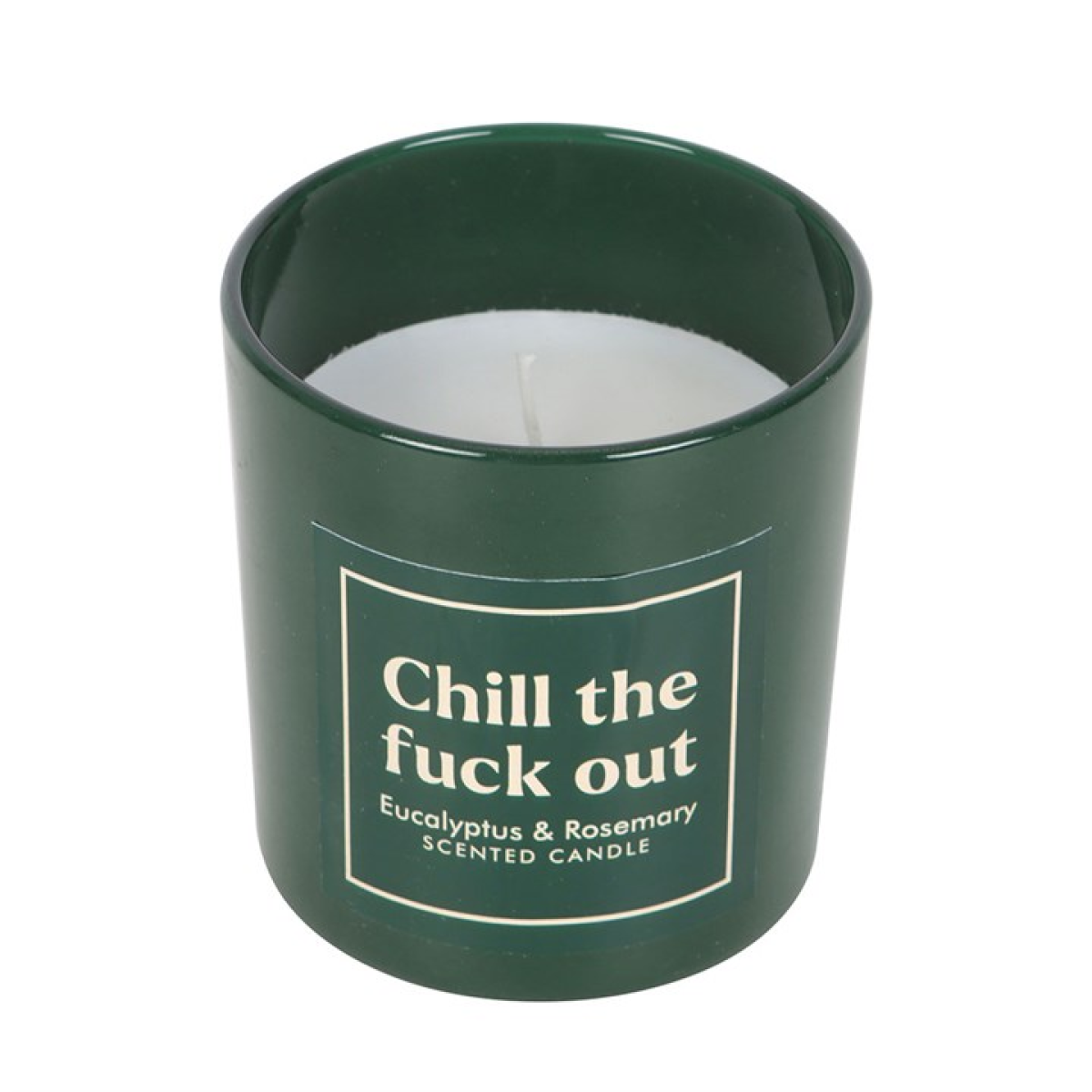 Sweary Chill Out Eucalyptus & Rosemary Candle 🇬🇧