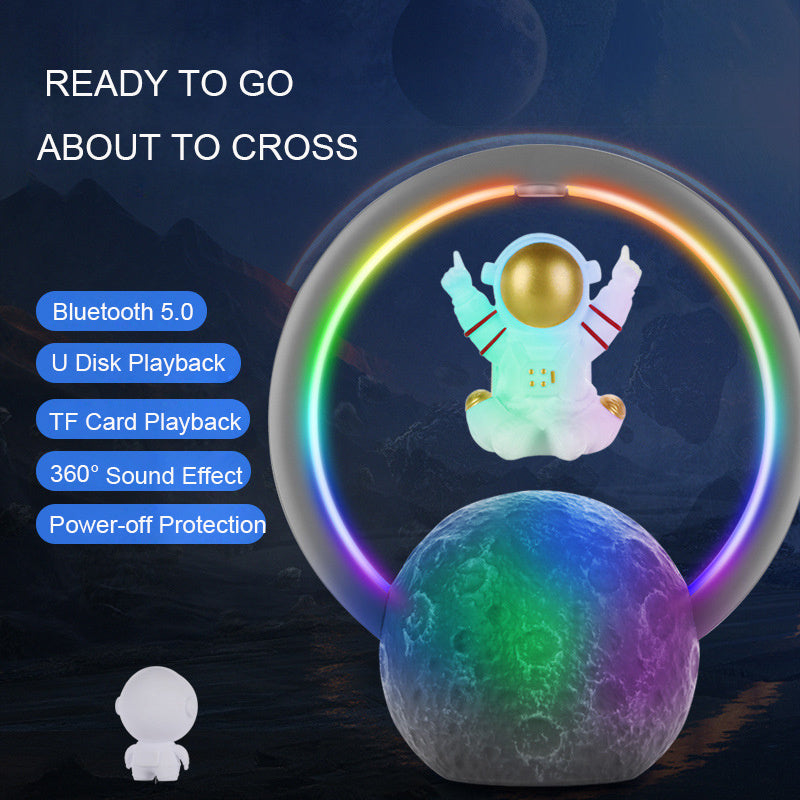 Creative Suspension Astronaut Magnetic Levitation Bluetooth Speaker Wireless Subwoofer Home Decoration 🇨🇳