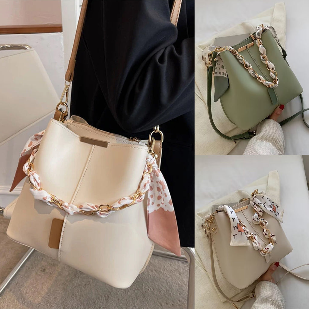 New Autumn And Winter Women's Crossbody Fashion Casual Underarm One Shoulder Versatile Bucket Bag 🇨🇳