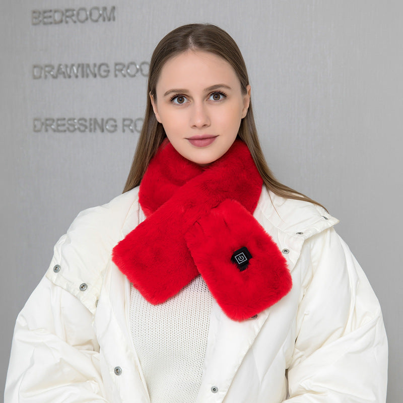 Heating Scarf USB Electric Heated Neck Wrap Heating Pad Pain Relief Three-gear Temperature Control Neck Warmer For Women Men 🇨🇳
