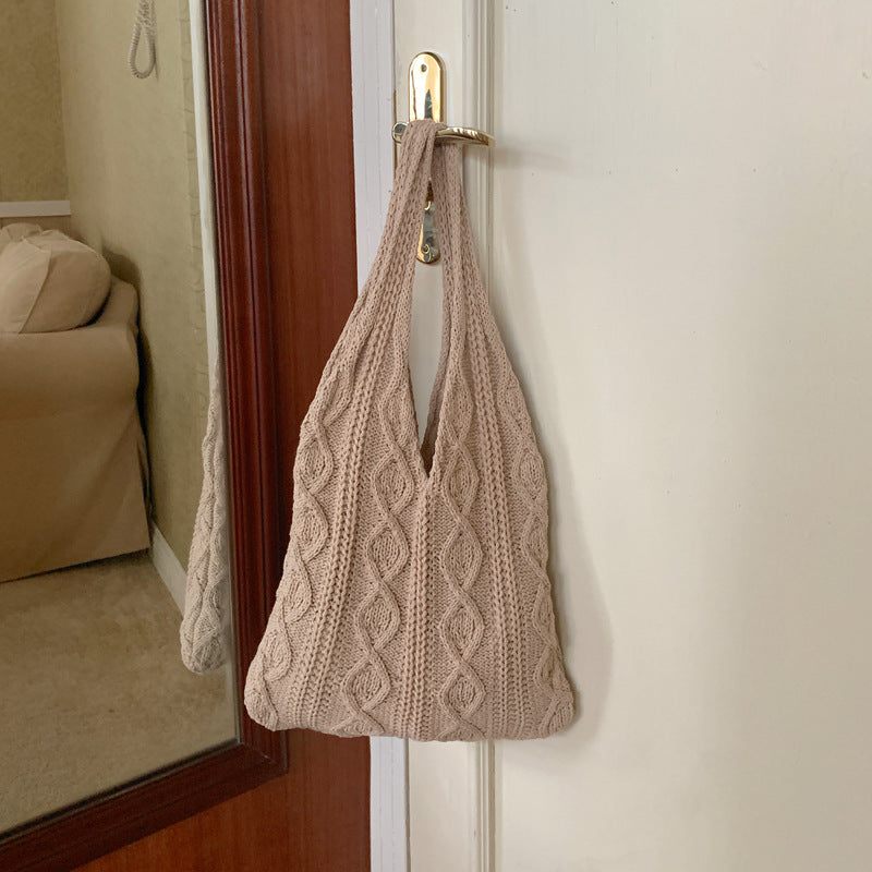 Crochet Bag Large Capacity Shopping Tote Bags 🇨🇳