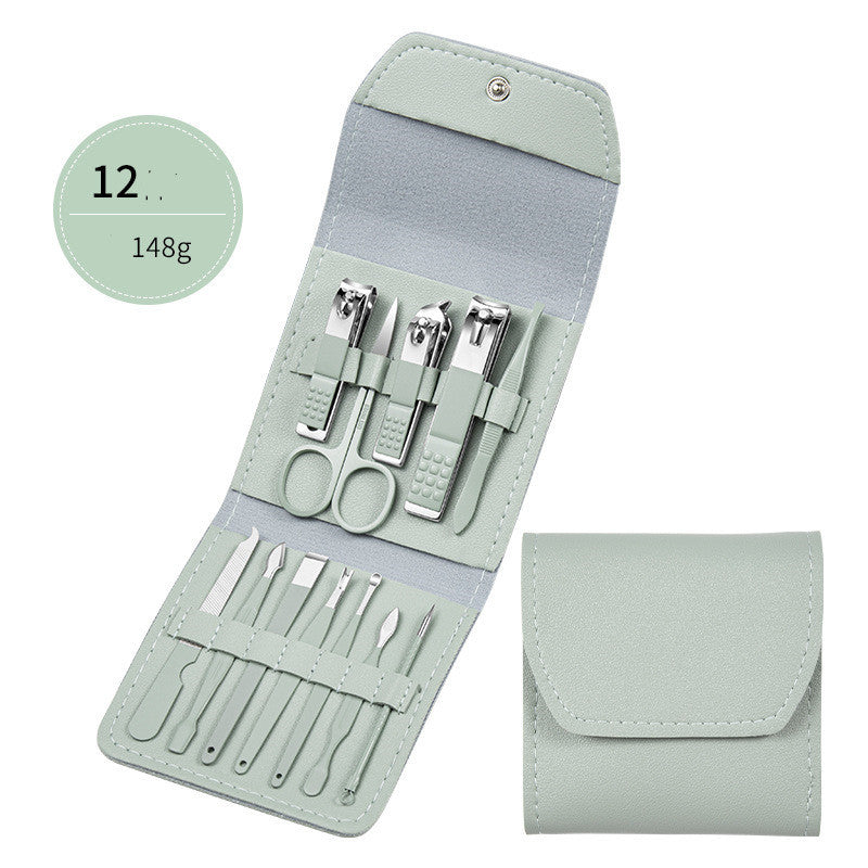 Professional Scissors Nail Clippers Set Ear Spoon Dead Skin Pliers Nail Cutting Pliers Pedicure Knife Nail Groove Trimmers 🇨🇳