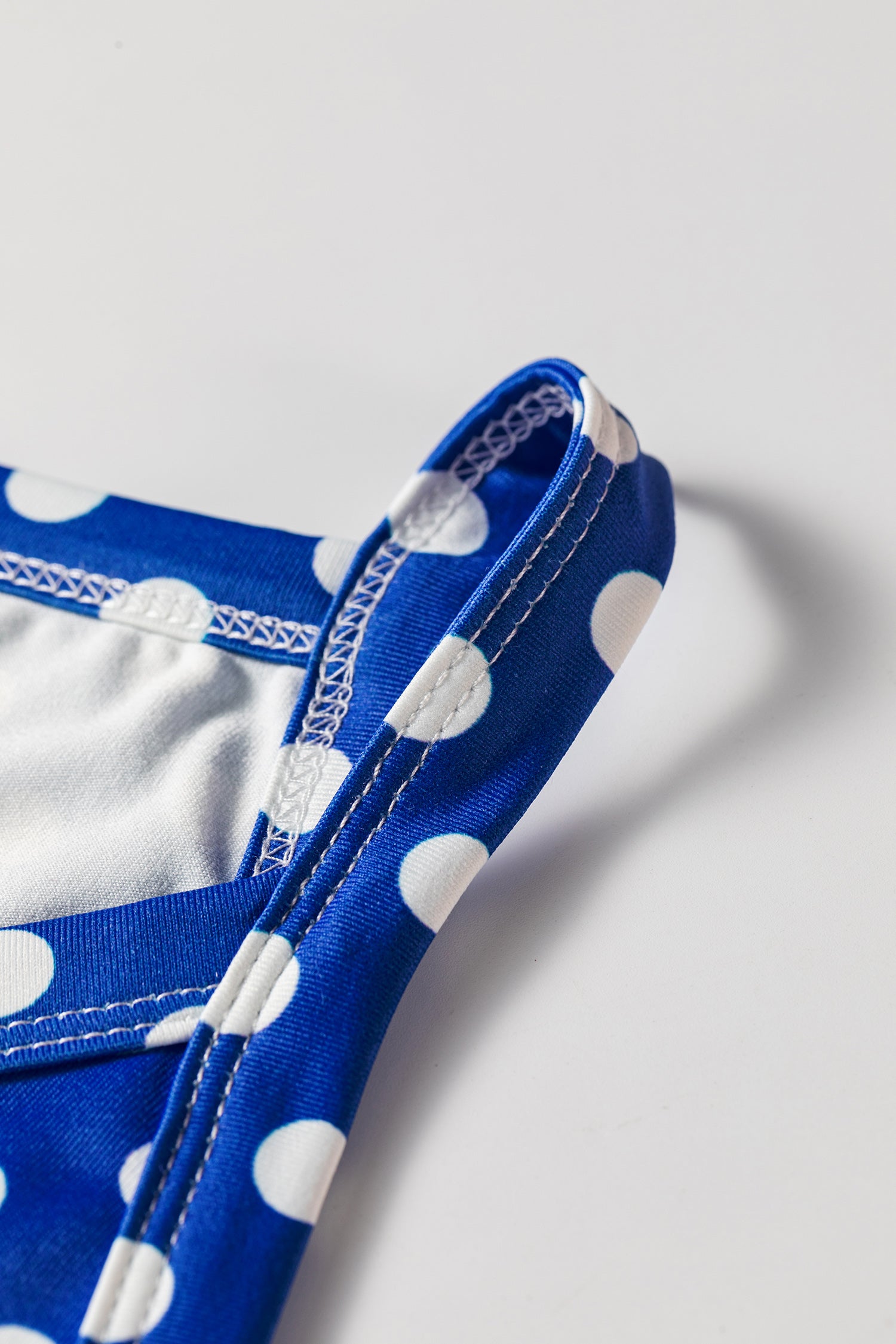 Blue Polka Dot Print Slim Tank Loose Pants 2pcs Outfit 🇺🇸