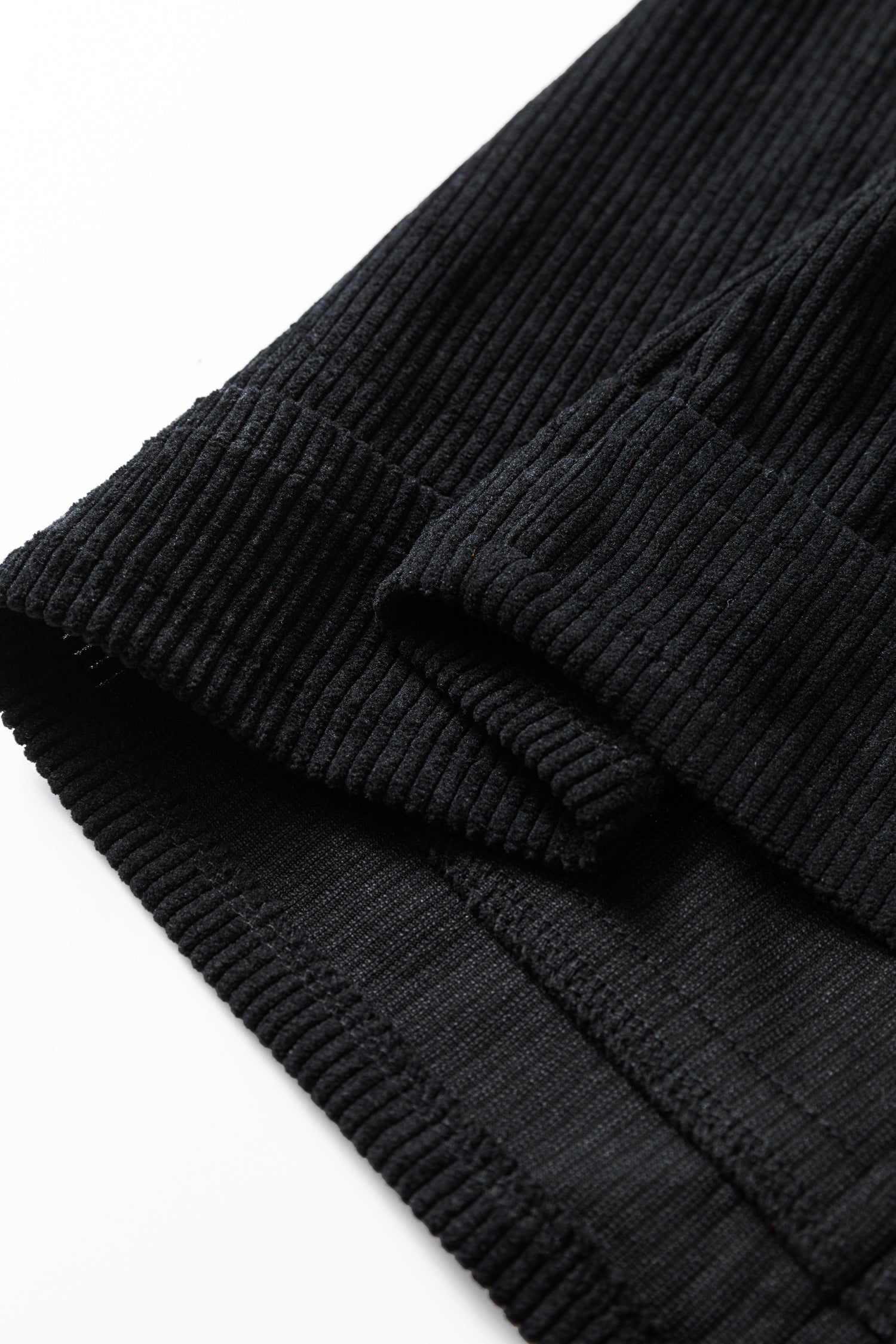 Black Plus Size Corduroy Patch Pocket Sleeveless Mini Dress 🇺🇸