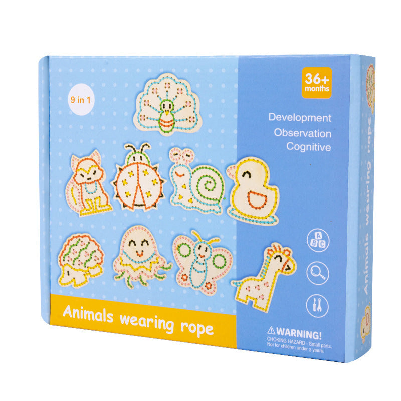 Handmade Embroidery Rope Game Thinking Hand-eye Coordination Educational Toys 🇨🇳