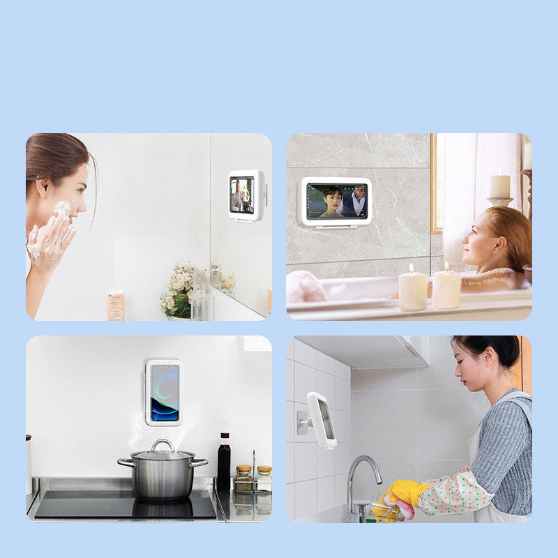 Shower Phone Box Bathroom Waterproof Case Seal Protection Touch Screen Holder Handsfree Gadget 🇨🇳
