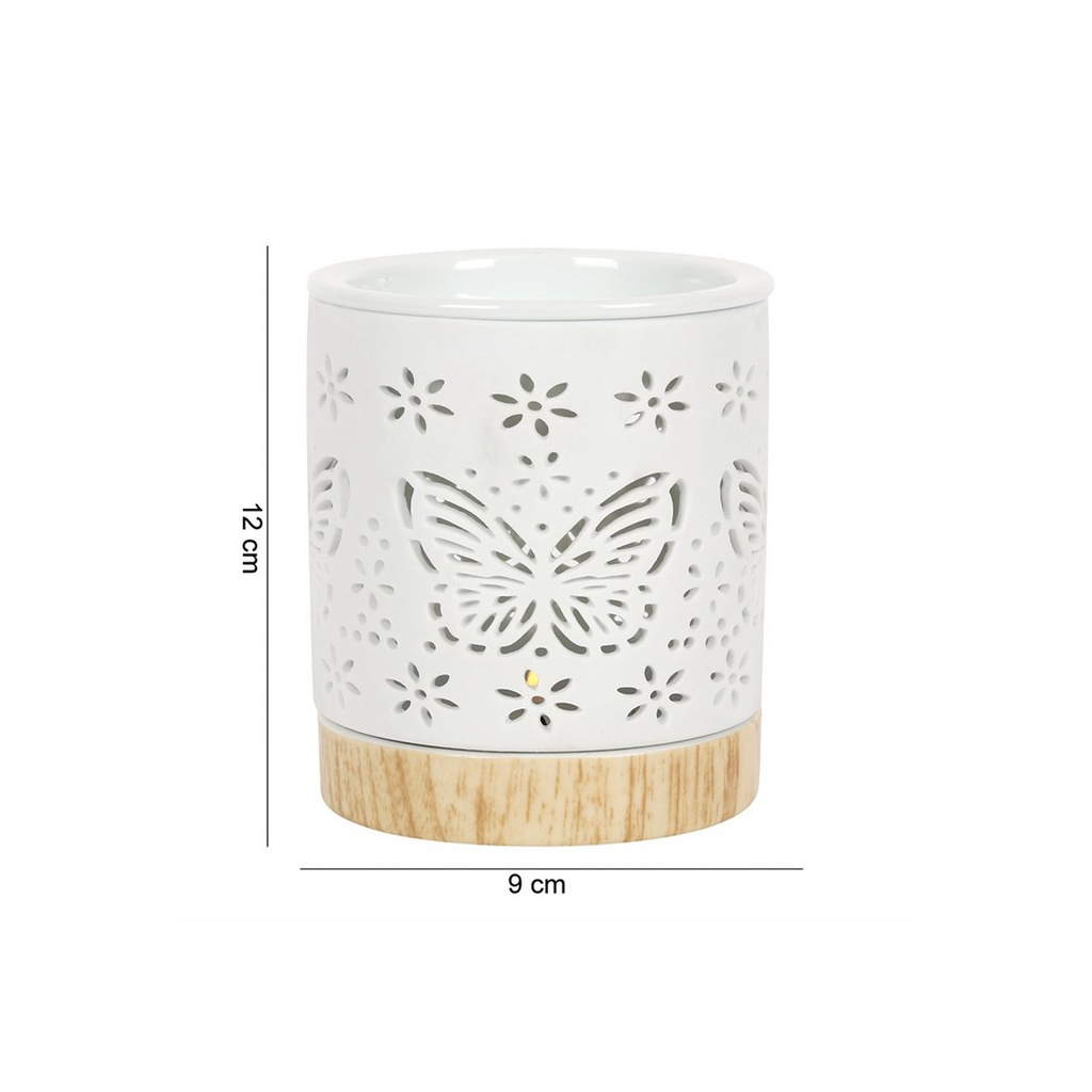 Matte Ceramic Butterfly Oil Burner 🇬🇧