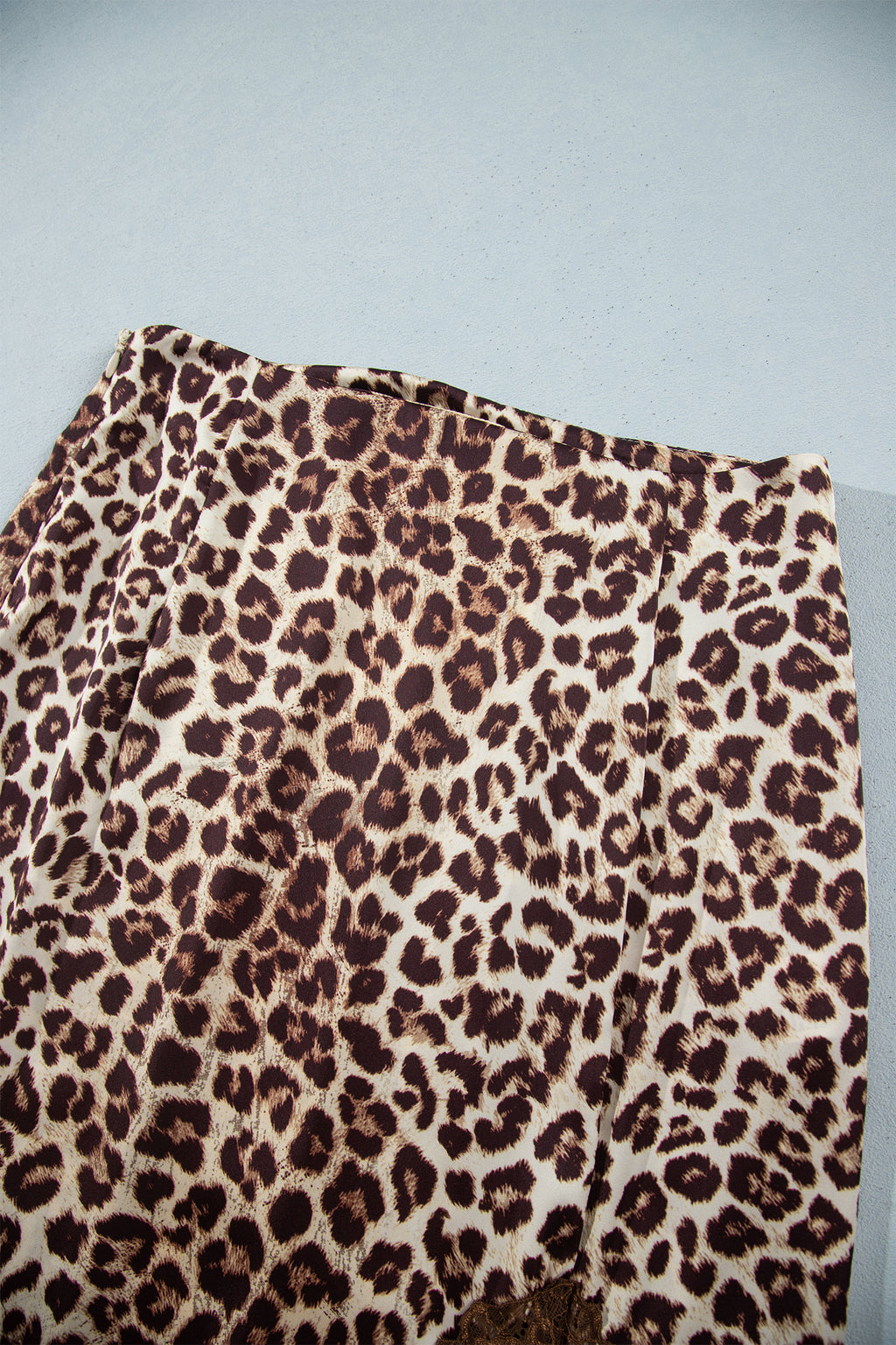 Multicolour Cheetah Print Trim Split Long Western Skirt 🇺🇸