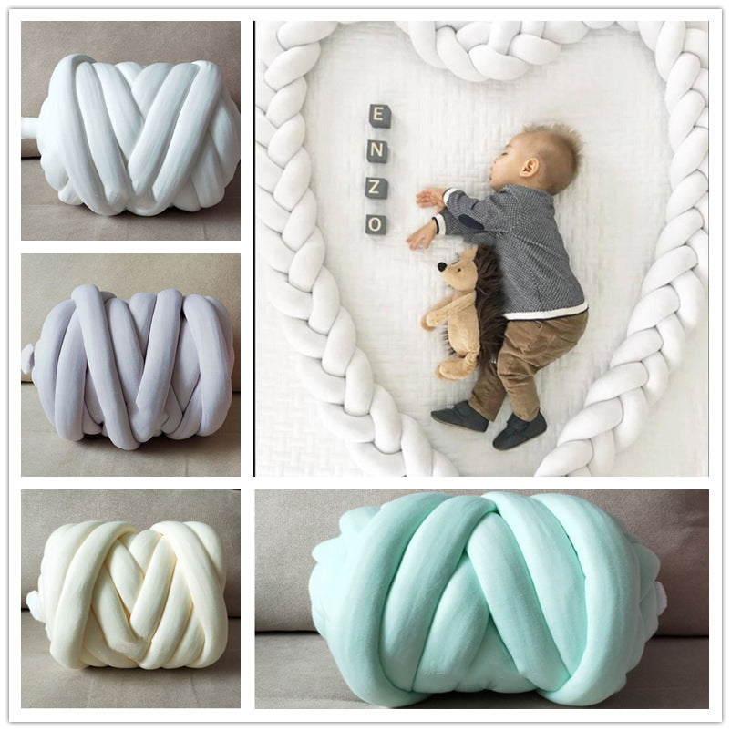 Anti-Collision Strip Single 5cm Thick Suede Cotton Bed Crib 🇨🇳