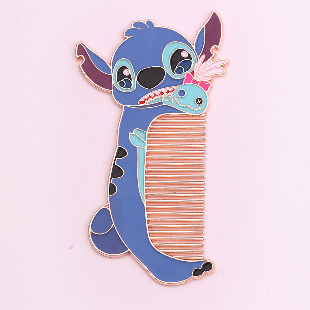 Stitch Doll Styling Comb Makeup Mirror Hair Comb Gift 🇨🇳