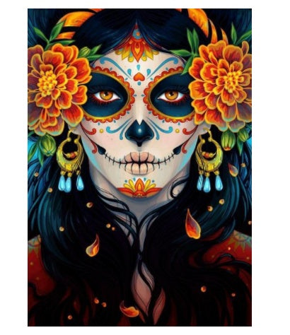 Diamond Painting Horror Skull Art Mosaic Home Wall Decoration 🇨🇳