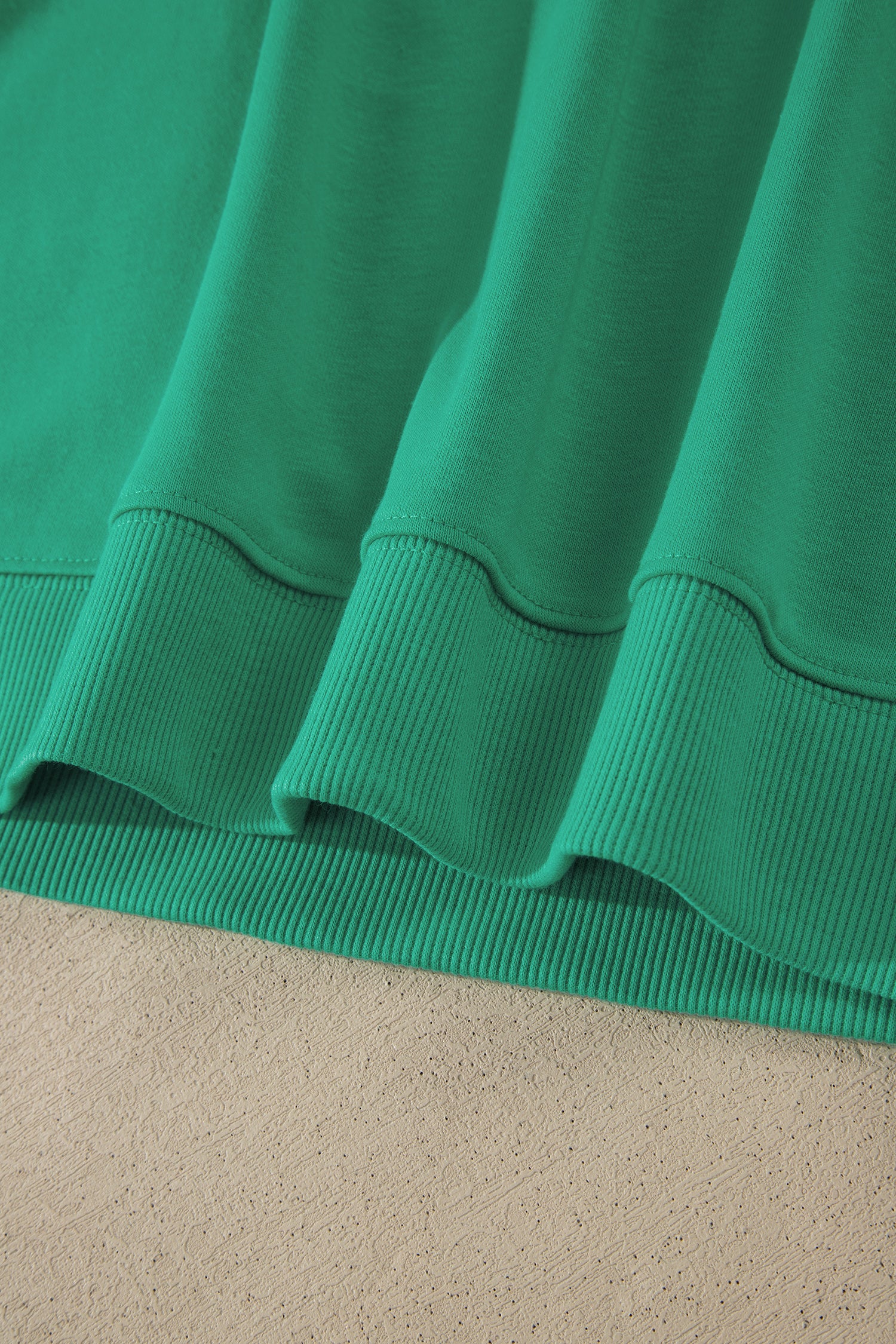 Sea Green Solid Color Loose Tee Drawstring Shorts 2pcs Outfit 🇺🇸
