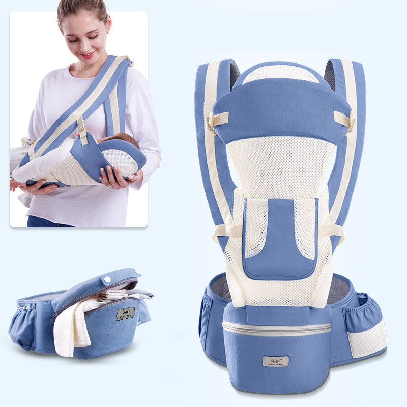 Ergonomic Baby Carrier Infant Baby Hipseat Carrier 3 In 1 Front Facing Ergonomic Kangaroo Baby Wrap Sling 🇨🇳