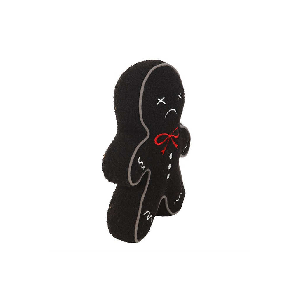 Spooky Gingerbread Man Boucle Cushion