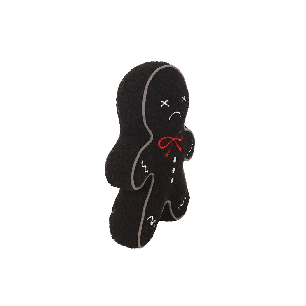 Spooky Gingerbread Man Boucle Cushion