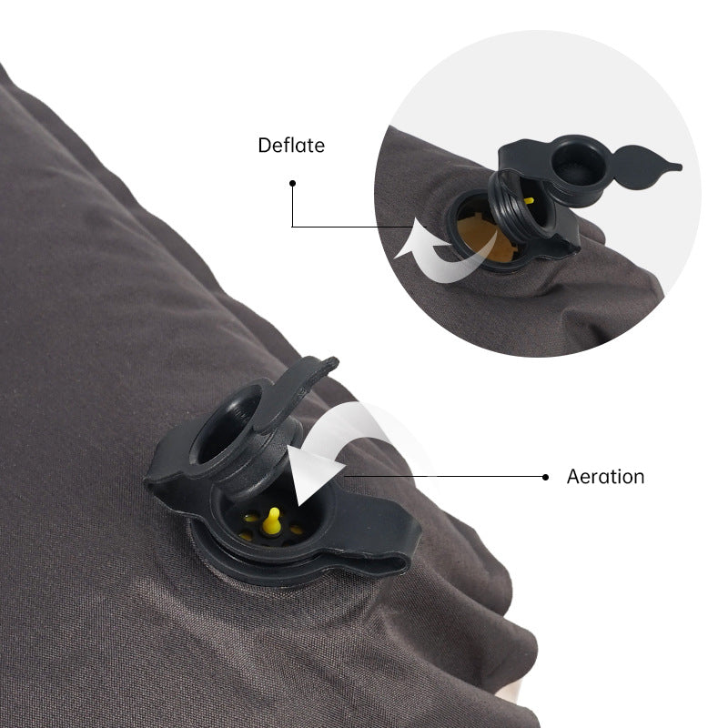 Outdoor 3D Sponge Automatic Inflatable portable Pillow for Camping 🇨🇳