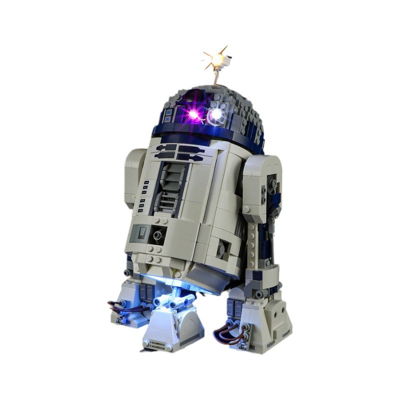 YEABRICKS is compatible with LEGO 75379 Star Wars R2-D2 LED lighting, building block toys, assembly lights 🇨🇳
