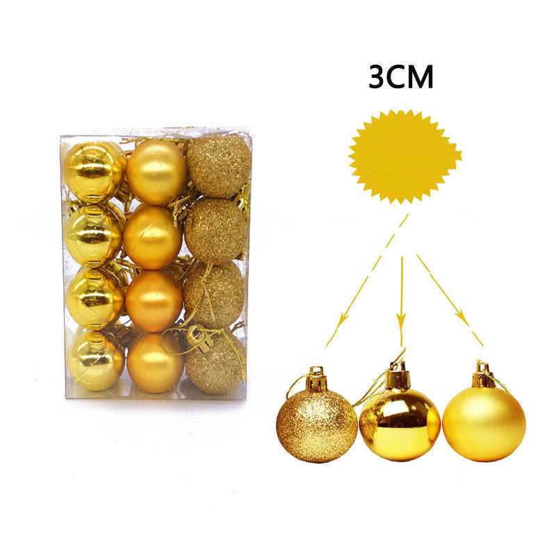 3cm Festive Christmas Ball Blow Molding Electroplating Ball 🇨🇳