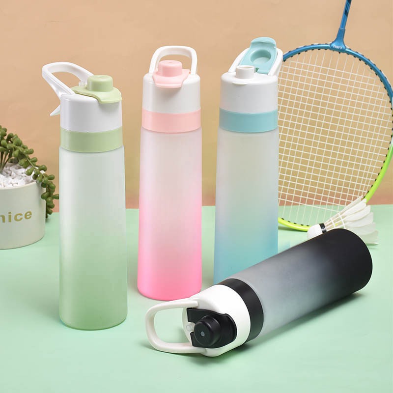 700ml frosted spray water cup outdoor sports kettle cooling water replenishment convenient advertising cup 🇨🇳