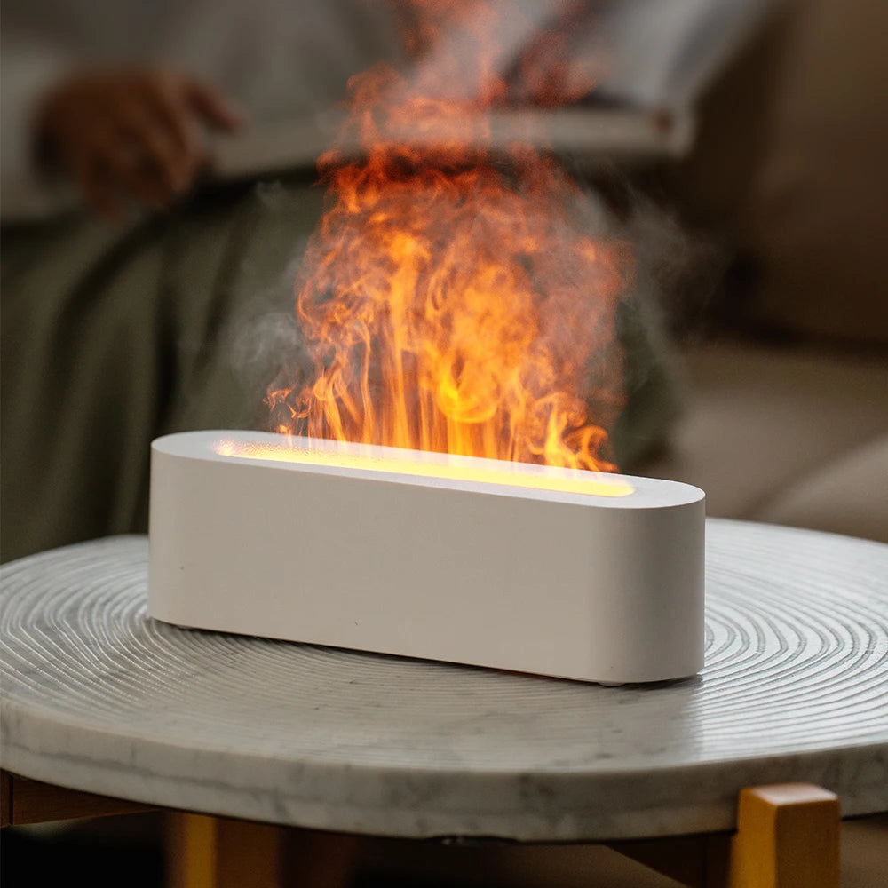 Flame Aroma Diffuser Air Humidifier Ultrasonic Cool Mist Maker Fogger with essential oil 🇨🇳