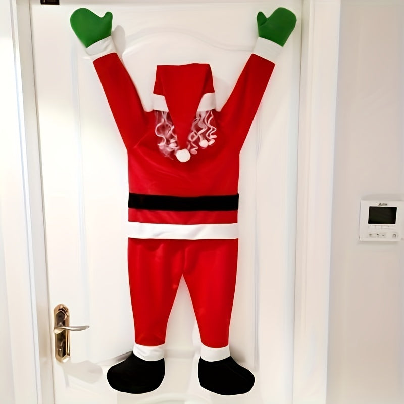 Santa Claus Climbing Wall Decor Clothes Christmas Funny Pendant Ornaments Hanging Ornaments Gifts 🇨🇳