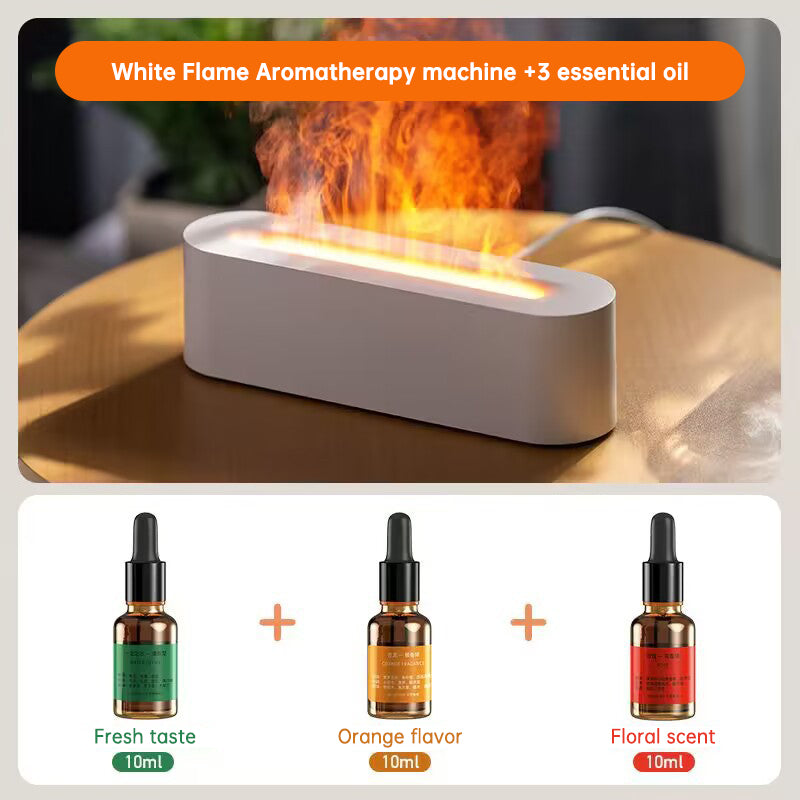 Flame Aroma Diffuser Air Humidifier Ultrasonic Cool Mist Maker Fogger with essential oil 🇨🇳