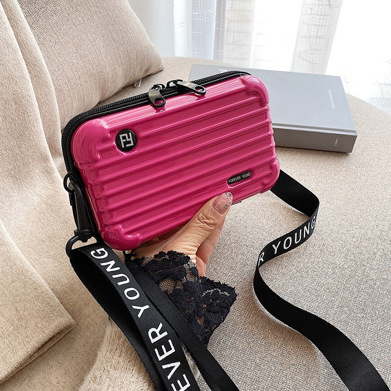 PC hard shell toiletry bag 7-inch shoulder crossbody bag hand storage bag suitcase small bag 🇨🇳