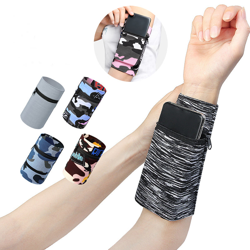 Running Mobile Phone Arm Bag Men Women Wristband Wrist Armband Fitness Wrist Bag Outdoor 🇨🇳