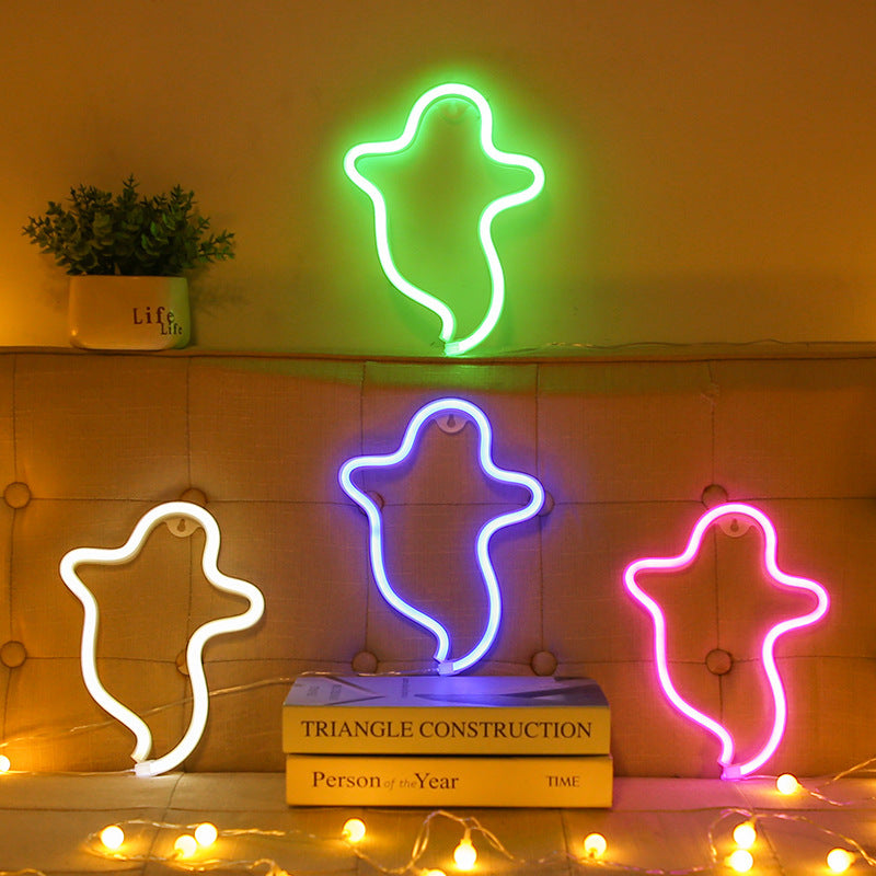 Halloween Ghost Neon Home Creative Modeling Lamp 🇨🇳