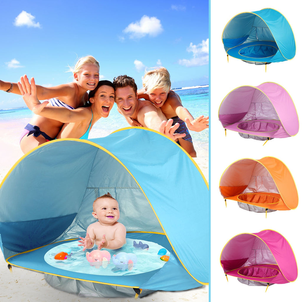 Baby Beach Tent Portable Shade Pool UV Protection Sun Shelter For Infant 🇨🇳