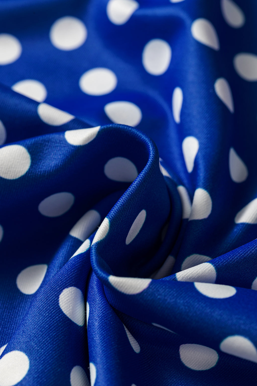 Blue Polka Dot Print Slim Tank Loose Pants 2pcs Outfit 🇺🇸