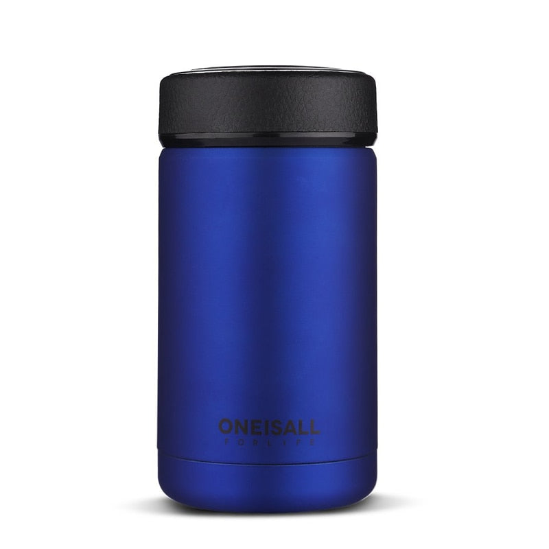ONE IS ALL Men Gift Bottles 400ml Insulated Cup 304 Stainless Steel Mug Water Bottle Vacuum Flask Coffee Wine Mug 🇨🇳