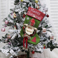 New Year Xmas Big Stockings Set Decorations Christmas 3D Plush Big Sock Christmas Tree Pendant Decorating Supplies 🇬🇧