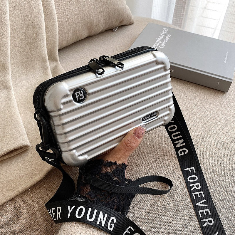 PC hard shell toiletry bag 7-inch shoulder crossbody bag hand storage bag suitcase small bag 🇨🇳