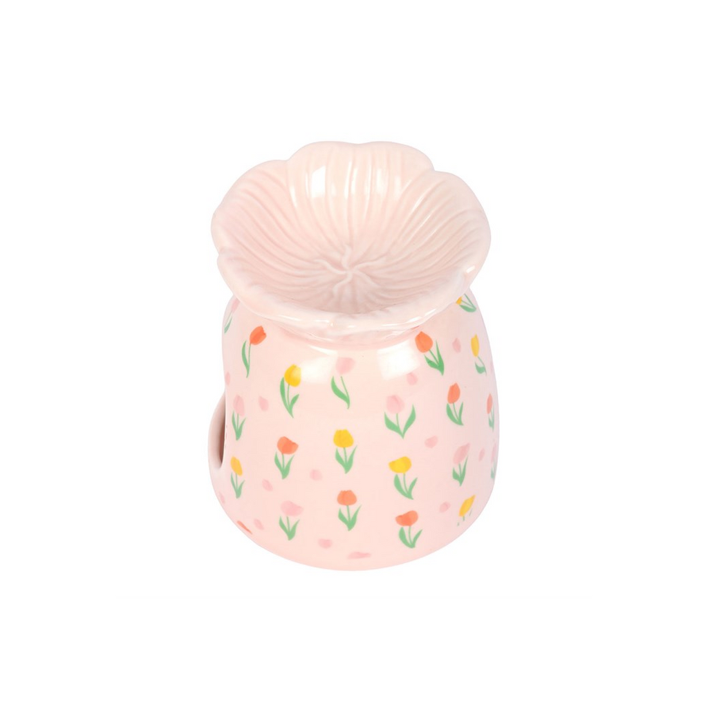 Tulip Print Oil Burner and Wax Warmer 🇬🇧