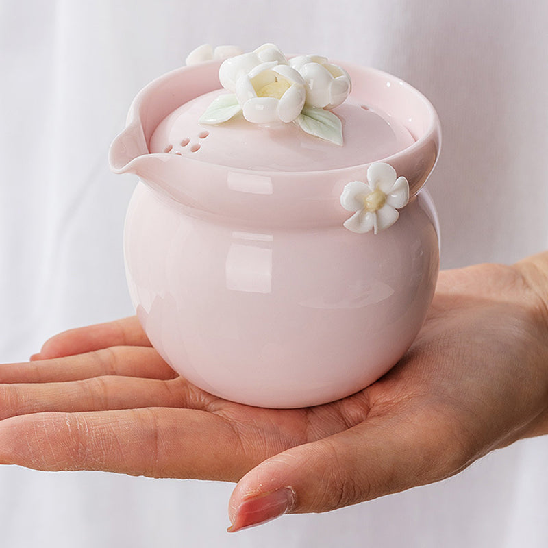Ceramic Small Teapot Brewing Tea Pot Anti-Scalding Hand Grasp Pot 🇨🇳