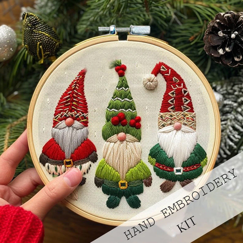 Embroidered Christmas Kit Material Package 🇨🇳