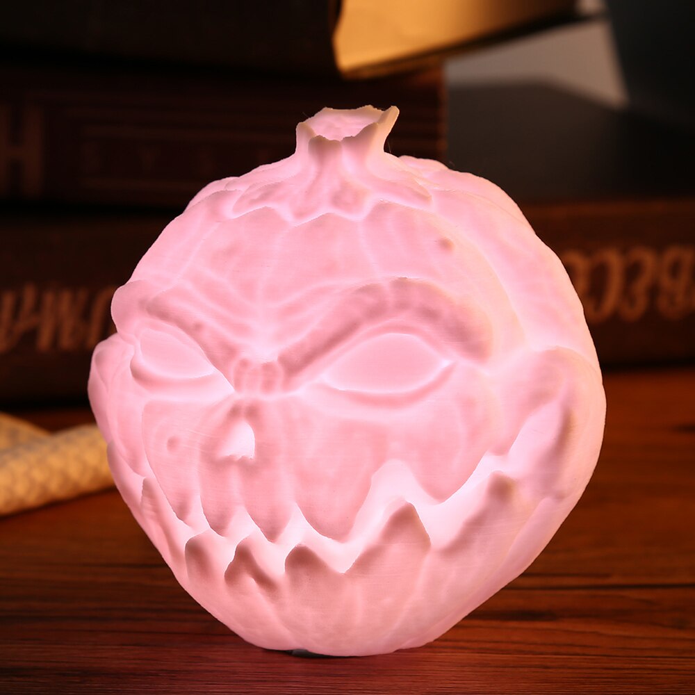 3D Printing Devil Pumpkin Face Light Pat Night Lamp For Halloween 🇨🇳