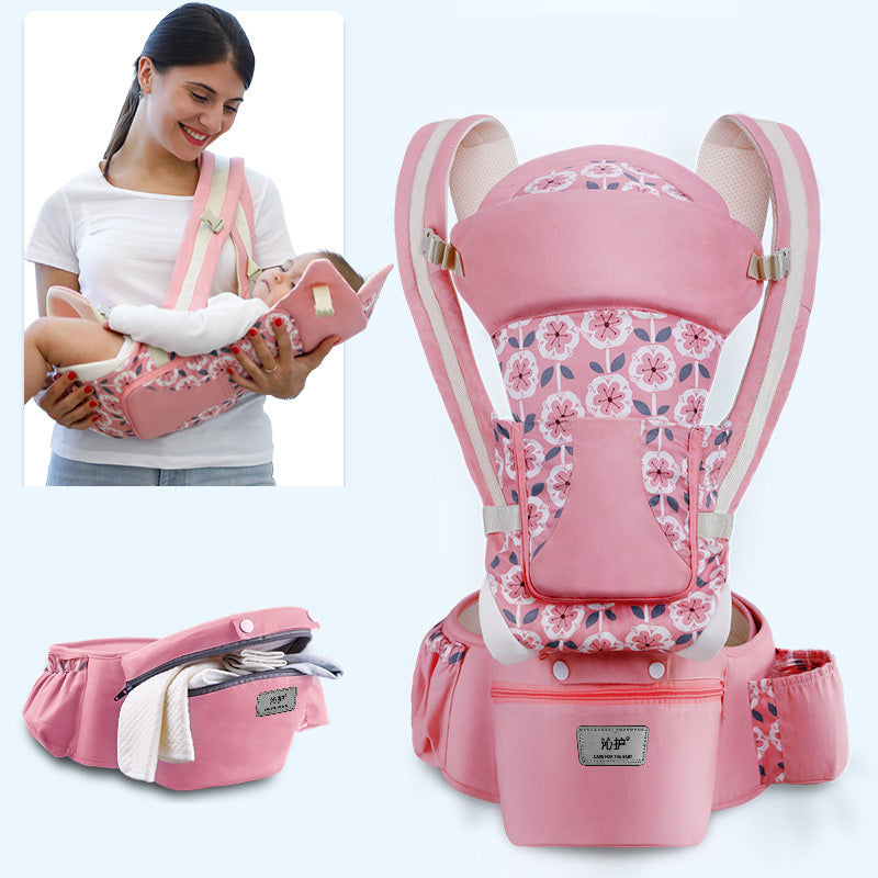 Ergonomic Baby Carrier Infant Baby Hipseat Carrier 3 In 1 Front Facing Ergonomic Kangaroo Baby Wrap Sling 🇨🇳